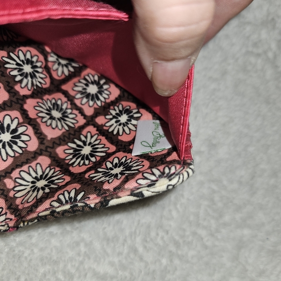 Vera Bradley 2011 Retired Moca Rouge Coin Purse/Wallet - Picture 3 of 4